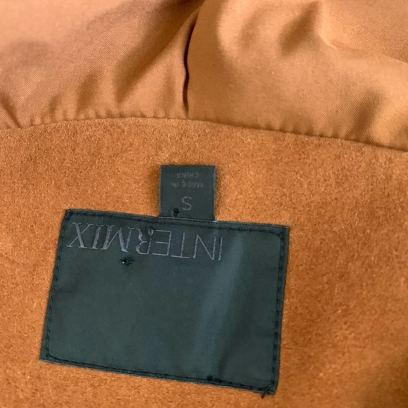 Intermix Brown Suede Moto Jacket - Picture 6 of 7